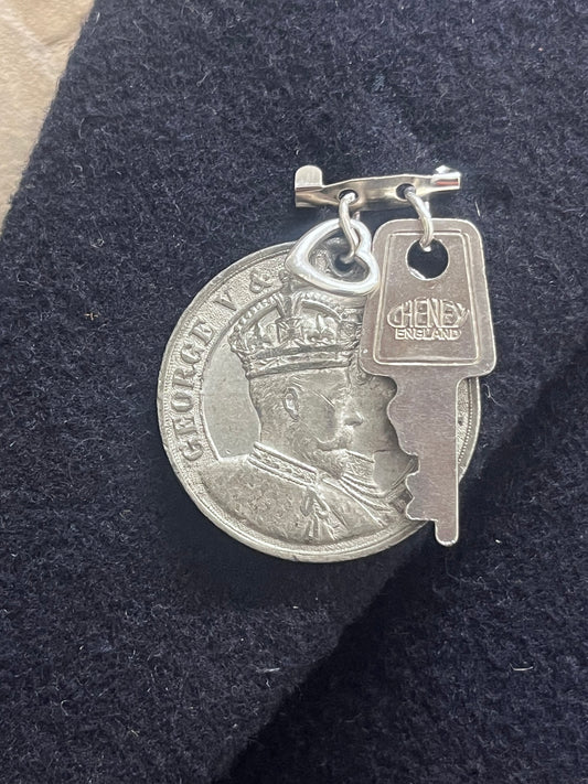 All My Love George Brooch