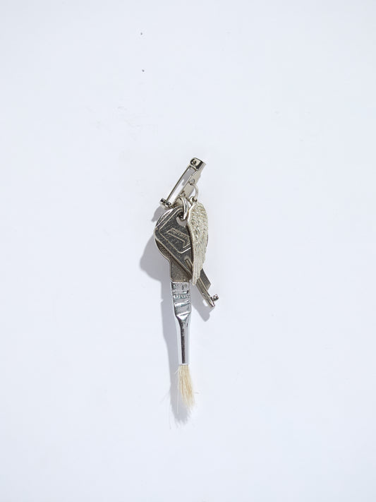 Angel Wings Love Triple Brooch Combination