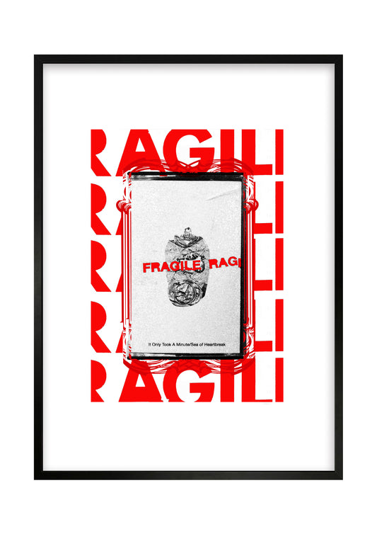 Fragile RAGE Collage Print